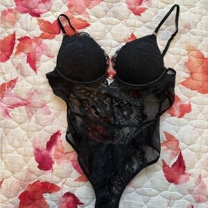La SENZA Black Lace Bodysuit